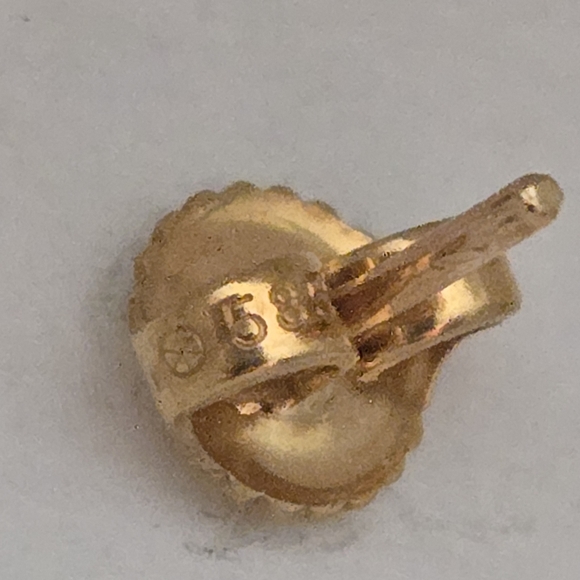 Vintage jaymark jewelry pearl earrings with gold studs - Picture 12 of 12